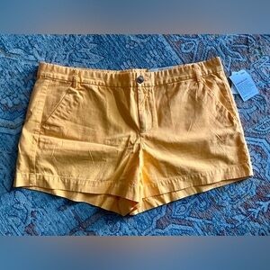 Gap bright orange khakis short. Size 16. New with tags.